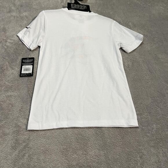 Nike Shirt Boys Small White 3Brand Dri-FIT Swoosh Graphic Socks Set Youth - Picture 6 of 6